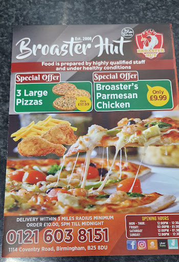 Photo of Broaster Hut Fried Chicken - 1114 Coventry Rd, Birmingham B25 8DU